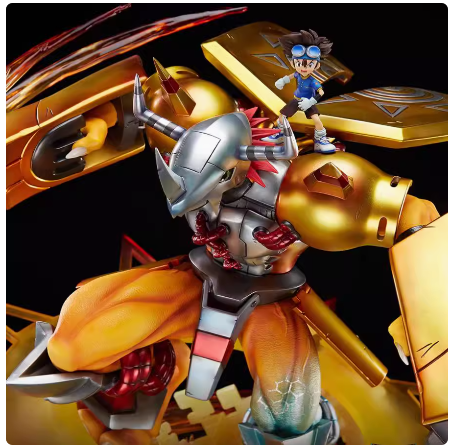 战斗暴龙兽 数码宝贝手办 八神太一雕像UNiQUE ART动漫周边UA